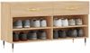 vidaXL Schuhbank Sonoma-Eiche 102x35x55 cm Holzwerkstoff 829719 Bild 3
