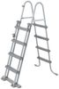 KWAD Rundpool Wood Design, inkl. Sicherheitsleiter und Zubehör (Set, 5-tlg), 5-tlg, H: 132 cm, sandfarbene Innenfolie Bild 4