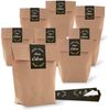 Logbuch-Verlag Geschenkbox 25 kleine Papiertüte braun rot weiß HERZ Frohe Ostern Verpackung 16,5 Bild 3