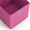 Kleine Aufbewahrungsbox mit Griff, Vlies - Pink Bild 2