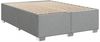 vidaXL Boxspringbett mit Matratze Hellgrau 140x200 cm Stoff 3285137 Bild 5