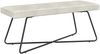 vidaXL Bank Uni Creme 110 x 40 x 45 cm Samt 42038351 Bild 2