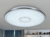 Trio Leuchten LED Deckenleuchte Osaka 678713006, Chrom, Acryl weiß mit Star Light Effekt, 30 Watt, Fernbedienung Helligkeit und Lichtfarbe einstellbar, Nachtlicht Funktion Bild 5
