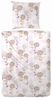 Primera Edelflanell Bettwäsche 135x200 Blumen Retro flieder silber 174143-44 Bild 4