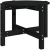 vidaXL Couchtisch Schwarz Ø 62,5x45 cm Massivholz Kiefer 822306 Bild 2