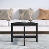 vidaXL Couchtisch Schwarz Ø 62,5x45 cm Massivholz Kiefer 822306 Bild 3