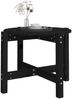 vidaXL Couchtisch Schwarz Ø 62,5x45 cm Massivholz Kiefer 822306 Bild 4
