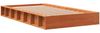 vidaXL Massivholzbett ohne Matratze Wachsbraun 90x190 cm Kiefernholz 844433 Bild 3