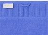 Seiftuch Uni Baumwolle 30 x 30 cm mittelblau Bild 4