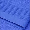 Seiftuch Uni Baumwolle 30 x 30 cm mittelblau Bild 3