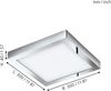 Eglo 98561 LED Aufbauleuchte FUEVA-C chrom L:30cm B:30cm H:4cm IP44 mit Connect Funktion Bild 5