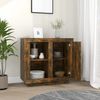 vidaXL Sideboard Räuchereiche 80x40x75 cm 817237 Bild 3