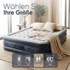 Sekey Luftbett mit integrierter Luftpumpe, Luftmatratze selbstaufblasend 2 Personen, 203 x 152 x 46 cm, blau / grau Bild 4