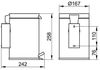 KEUCO Hygieneabfallsammler PLAN wandhängend Chrom-finish Bild 2