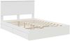 vidaXL Aufbewahrungsbett mit Kopfteil Weiß 140 x 190 cm Holzwerkstoff 3411208 Bild 4