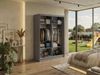 Schwebetürenschrank DUBROWNIK mit großer Spiegelfront, moderner Kleiderschrank, Breite 150 cm - Grau Bild 3