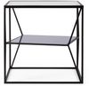 Couchtisch Hydra aus Metall Schwarz, 45x45 cm Bild 2
