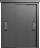 GFP Geräteschrank Metall 150x78x161 cm Gartenschrank Schiebetür anthrazit inkl. Fußboden Bild 3