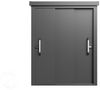 GFP Primeyard Geräteschrank Metall 150x78x161 cm Gartenschrank Schiebetür anthrazit inkl. Fußboden Bild 2