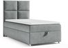 Best for Home Boxspringbett mit Bettkasten Trinity K2 Single Bonell-Matratze inkl. 7 cm Topper (Einzelbett, Hotelbett, Polsterbett gepolstertes Kopfteil, Jugendbett, Kinderbett versch. Größen, 70x200 80x200 90x200 100x200 cm), verschiedene Liefermöglic... Bild 5
