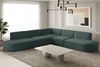 Ecksofa Designersofa PALMA Stoff Opera Velvet Opalgrün Seite Universal Bild 3