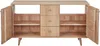 Vente-unique - ZARENO Waschbeckenmöbel Holz, Platte Beige - B 50,5 cm x H 80 cm x L 145 cm Bild 4