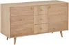 Vente-unique - ZARENO Waschbeckenmöbel Holz, Platte Beige - B 50,5 cm x H 80 cm x L 145 cm Bild 3