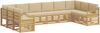 vidaXL Ecksofa Set 10 pcs Weiß und Beige 363 x 185,5 x 73 cm Polyester 3392603 Bild 2