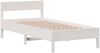 vidaXL Massivholzbett ohne Matratze Weiß 90x190 cm Kiefernholz 842779 Bild 3