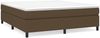 Boxspringbett Dunkelbraun 160x200 cm Stoff [3120873] Bild 2