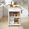 SoBuy FKW102-WN Küchenwagen, MDF, Lackiert, Weiß, 68 x 90 x 46 cm Bild 5
