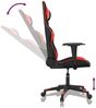 vidaXL Gaming-Stuhl mit Massagefunktion Schwarz und Rot Kunstleder 345512 Bild 4