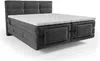 Vente-unique - LODI Bett Stoff Grau - B 188 cm x H 118 cm x L 215 cm Bild 4