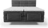 Vente-unique - LODI Bett Stoff Grau - B 188 cm x H 118 cm x L 215 cm Bild 5