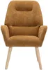 Vente-unique - OSIMO Sessel Stoff Braun - B 71 cm x H 92 cm x L 62 cm Bild 4