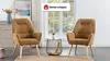 Vente-unique - OSIMO Sessel Stoff Braun - B 71 cm x H 92 cm x L 62 cm Bild 2