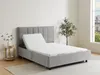 Dekoratives Bettgestell mit elektrischer Relaxfunktion - 2x48 Teller - 2 x 70 x 190 cm - Stoff - Grau - PITUS von YSMÉE Bild 5