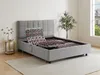 Dekoratives Bettgestell mit elektrischer Relaxfunktion - 2x48 Teller - 2 x 70 x 190 cm - Stoff - Grau - PITUS von YSMÉE Bild 1
