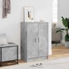Schuhschrank, Schuhkipper für Flur, skandinavisch Betongrau 60x35x92 cm Holzwerkstoff Bild 2