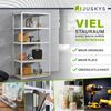 Juskys Lagerregal Basic 200x100x60 cm – Schwerlastregal mit 5 Böden – max. 875 kg - Metall verzinkt - Regale Kellerregal Metallregal Bild 2
