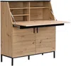 Vente-unique - MALEDA Büromöbel Holz, Platte Beige - B 40 cm x H 115 cm x L 100 cm Bild 5