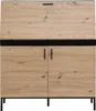 Vente-unique - MALEDA Büromöbel Holz, Platte Beige - B 40 cm x H 115 cm x L 100 cm Bild 4