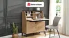 Vente-unique - MALEDA Büromöbel Holz, Platte Beige - B 40 cm x H 115 cm x L 100 cm Bild 2