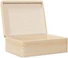 vidaXL Holzkiste mit Deckel 40x30x13 cm Massivholz Kiefer 4017389 Bild 5