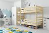 BMS Etagenbett für Kinder Eryk Kiefer mit 2 Matratzen Bild 2