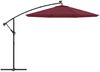 vidaXL Ampelschirm mit LED-Beleuchtung und Stahl-Mast Weinrot 313780 Bild 4