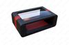 Designer Couchtisch Bellagio – Stilvolles Design - Kunstleder - Schwarz-Rot Bild 1