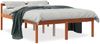 vidaXL Seniorenbett Wachsbraun 140x200 cm Massivholz Kiefer 844158 Bild 2