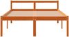 vidaXL Seniorenbett Wachsbraun 140x200 cm Massivholz Kiefer 844158 Bild 4