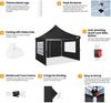 Faltpavillon 3x3 Wasserdicht Stabil mit Seitenwänden Gartenpavillon UV-Schutz Bild 3